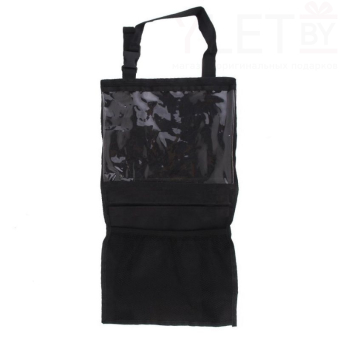 Организатор в автомобиль с карманом для планшета чёрный