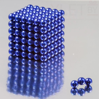 Головоломка NeoCube - 5 мм 216 сфер (Неокуб) Синий