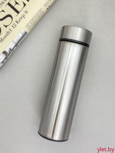 Термос с датчиком температуры «Metallic», silver (500 ml)