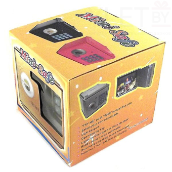 Копилка сейф черная малая