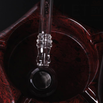 Курительный девайс стеклянный с приемником и набором сеточек