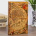 Сейф книга кожа Старинные карты мира 17 см