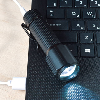 Фонарик USB Charge мини 9 см