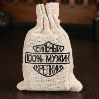 Камни для виски 100% мужик, 6 шт