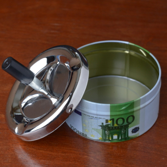 Пепельница бездымная 100 евро, 11х6 см