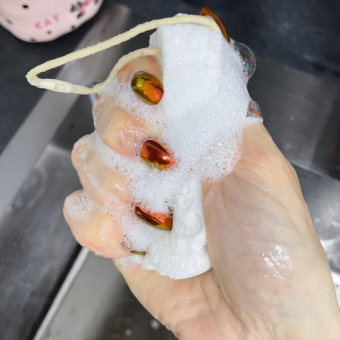 ЭКО губка для посуды "Pizza"