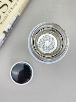 Термос с датчиком температуры «Sweet bear», white (500 ml)