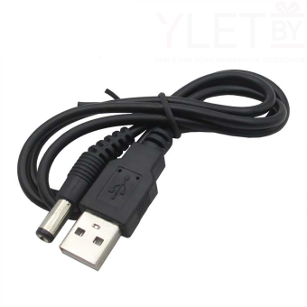 Кабель питания / переходник USB-A 2.0 - DC 2,1 х 5,5 мм (70-100см)