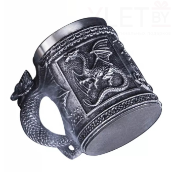 Кружка металлическая Дракон