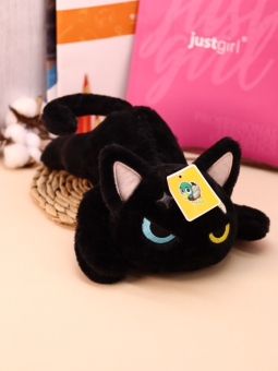 Мягкая игрушка "Cat", black, 24 см