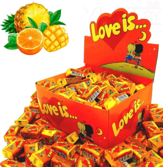 Жвачка "Love is". Ассорти, 100 шт