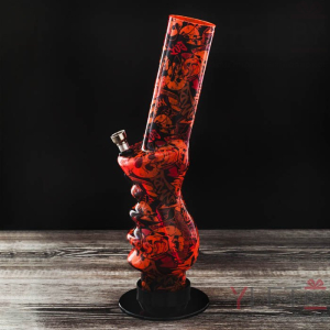 Бонг 30-32 см акриловый радужный FAY 7