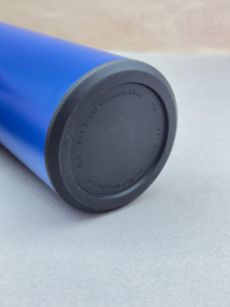 Термос с датчиком температуры «Metallic», blue (500 ml)