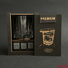 Набор для виски Premium «Whiskey стакан и сигара» (cтакан + 3 камня)