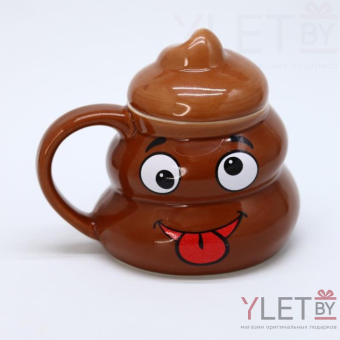 Кружка «Goofy poop», brown (500  ml)