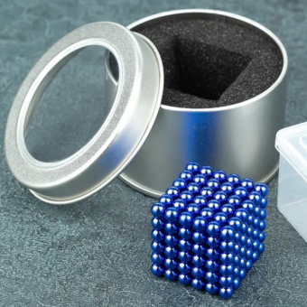Головоломка NeoCube - 5 мм 216 сфер (Неокуб) Синий