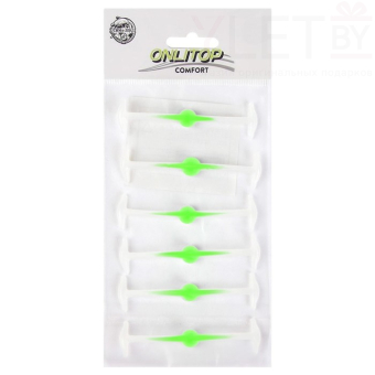 Набор шнурков для обуви Шар, 6 шт, силиконовые, светятся в темноте