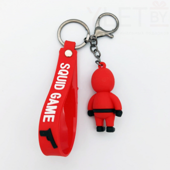 Брелок подвеска "Игра в кальмара. Рабочий"