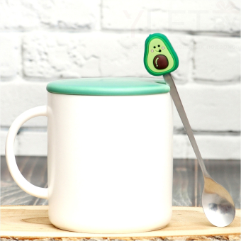 Кружка Авокадо с ложкой DO YOU LIKE AVOCADO
