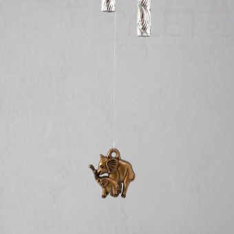 Музыка ветра металл "Слоны" 4 трубки 60 см МИКС