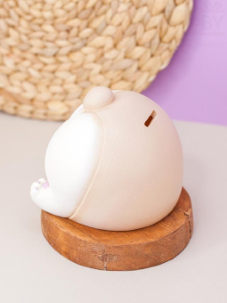 Копилка "Corgi tail", beige (16,5 см), пластик