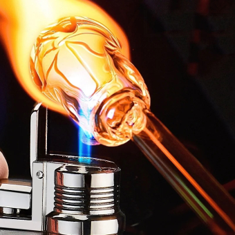 Зажигалка газовая турбо Power Золото