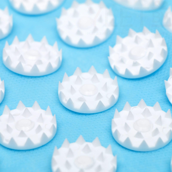 Аппликатор "Кузнецова", 384 колючки, 50 х 75 см, голубой