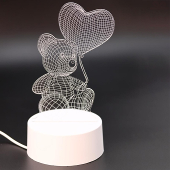 Ночник "Bear and balloon" LED, USB (9х19 см)