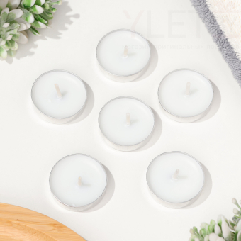 Набор свечей чайных ароматических, 6 шт, жасмин