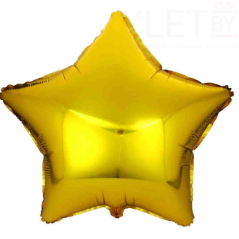 Шар (21''/53 см) Звезда, Золото