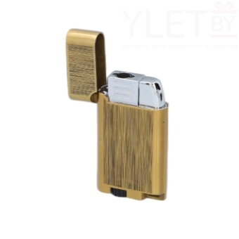 Зажигалка LIGHTER Турбо+обычное пламя ЗОЛОТО