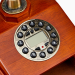 Ретро-телефон «Строгий», шкатулка, 17×17×26 см, дерево