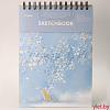 Скетчбук (B5) "Dreamy cat", blue (18*25) 30 л. 130 г/м