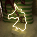 Светильник неоновый Голова единорога окантовка Светильник неоновый Голова единорога окантовка