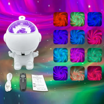 Проектор звездного неба с пультом Сидячий космонавт 11 см