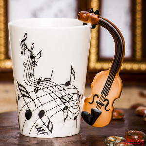Кружка Музыкальные инструменты №1 Скрипка