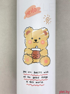 Термос с датчиком температуры «Sweet bear», white (500 ml)