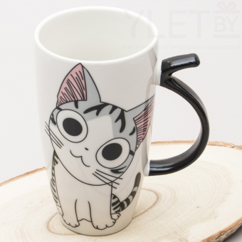 Кружка Кот Мультик №1