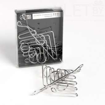 Головоломка металлическая «Раздели на части» №53