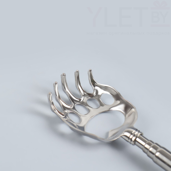 Телескопическая чесалка для спины, 21 / 58 см, цвет МИКС (лапка)