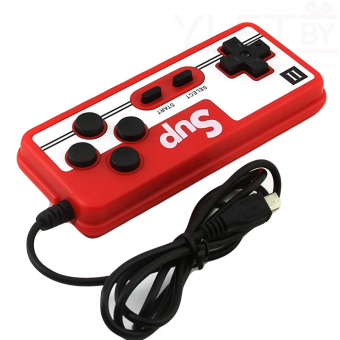 Игровая приставка SUP Game box Plus 400 игр в 1 с джойстиком Белая