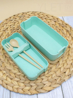 Ланчбокс "Convenient", green (750 мл), контейнер для еды, контейнер для еды