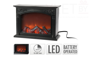 Светильник декоративный "Камин с облицовкой"