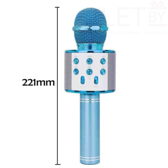 Караоке микрофон WS-858 Голубой