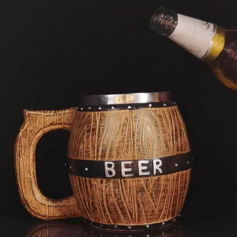 Кружка металлическая Beer 450 мл