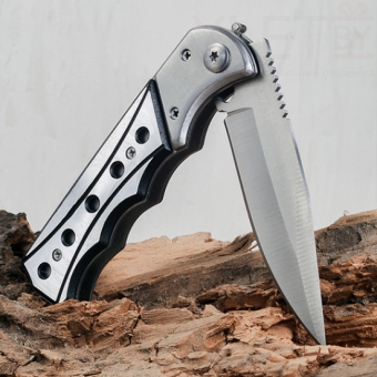 Нож металлический складной Круги
