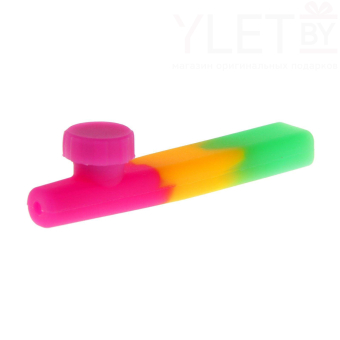 Трубка курительная с крышкой, 2×8.5×1.5 см, микс