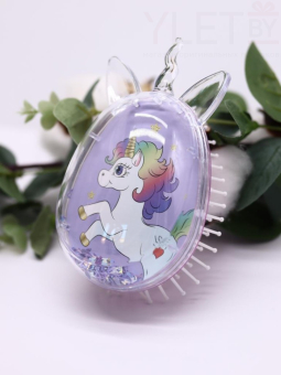 Расческа «Unicorn baby», purple