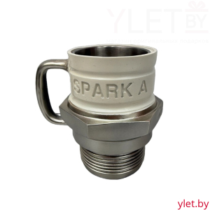 Кружка "Свеча зажигания 8804" (металл внутри)