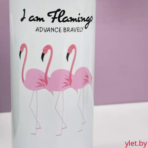 Термос «Flamingo cactus», white (500 ml)